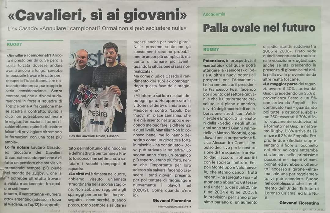 La Nazione 10.3.2020 Image