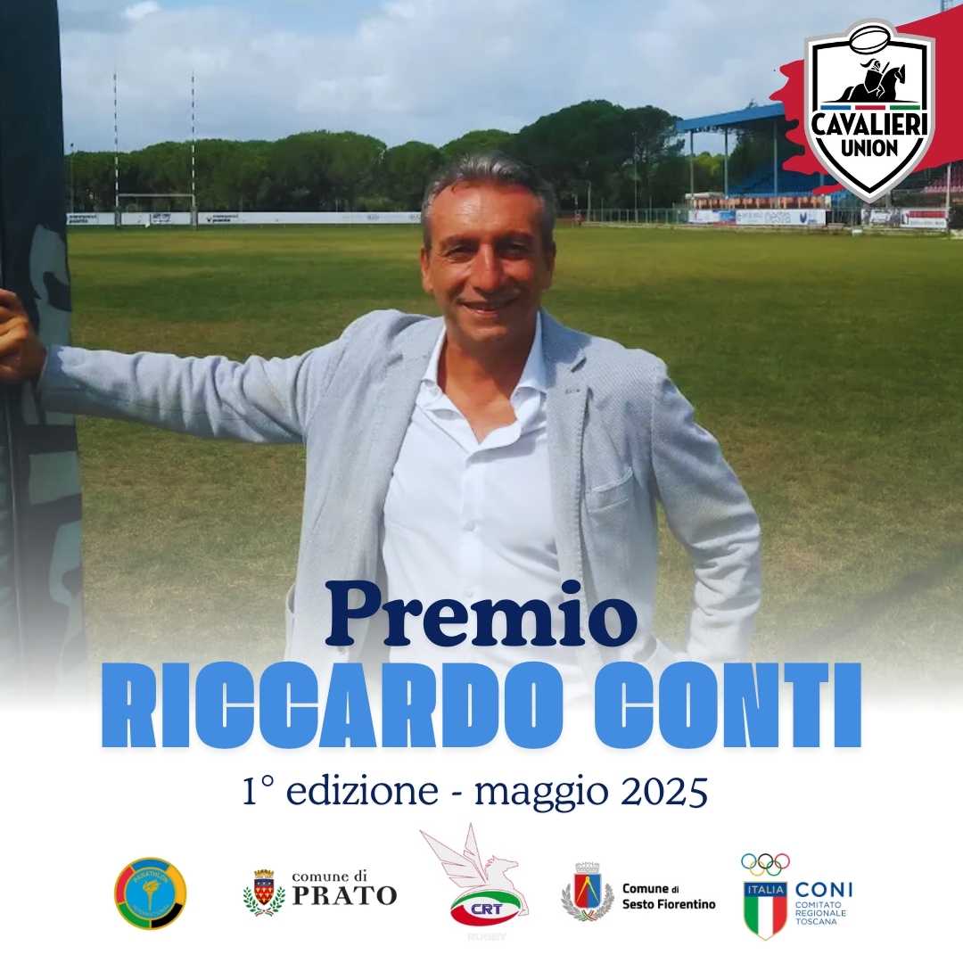 I Cavalieri Union Rugby Prato Sesto celebrano i rugbisti virtuosi con la prima edizione del “Premio Riccardo Conti”