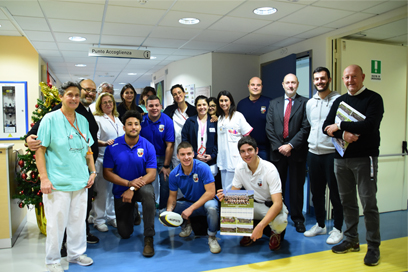 Cavalieri Union in visita all'Ospedale Santo Stefano