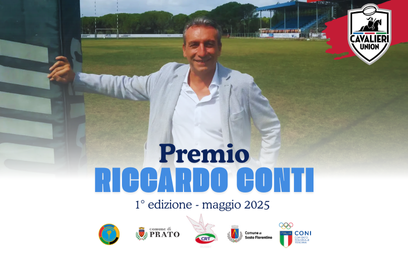 I Cavalieri Union Rugby Prato Sesto celebrano i rugbisti virtuosi con la prima edizione del “Premio Riccardo Conti”